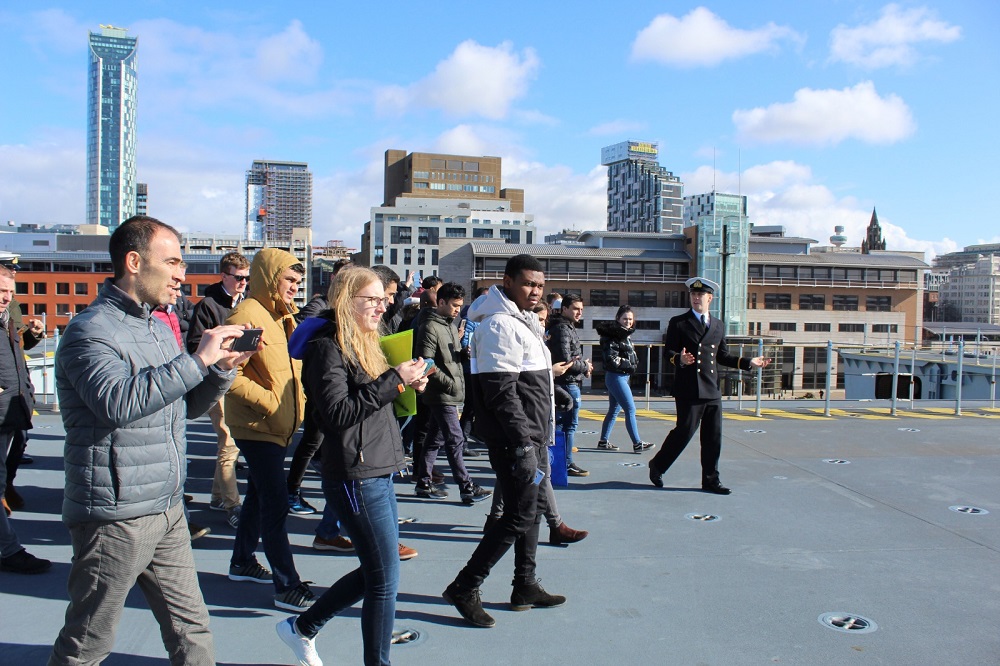 Liverpool John Moores University (@ljmu) on Twitter photo What a view on the deck of the #hmsprinceofwales for <a href="/ljmumaritime/">LJMU maritime</a> students who enjoyed an exclusive tour yesterday #PWLSinLiverpool. Our thanks to <a href="/HMSPWLS/">HMS Prince of Wales</a> <a href="/lpoolcouncil/">Liverpool City Council</a> <a href="/RoyalNavy/">Royal Navy</a> What a view on the deck of the #hmsprinceofwales for <a href="/ljmumaritime/">LJMU maritime</a> students who enjoyed an exclusive tour yesterday #PWLSinLiverpool. Our thanks to <a href="/HMSPWLS/">HMS Prince of Wales</a> <a href="/lpoolcouncil/">Liverpool City Council</a> <a href="/RoyalNavy/">Royal Navy</a>