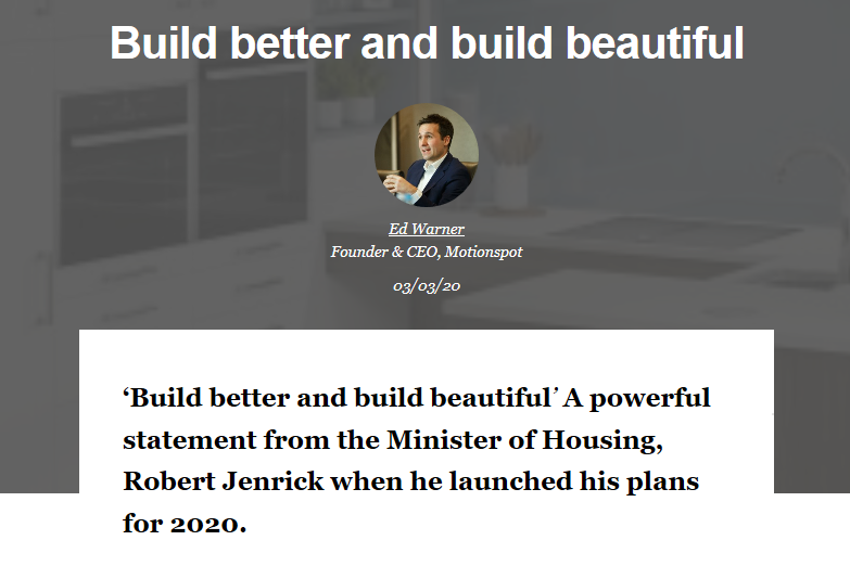 HousingLIN's tweet photo. We have a wonderful opportunity as an industry to #design &amp; build the #housing this country needs. @motionEd writes a new #HLINblog about #BuildingBetterBuildingBeautiful. #ForAccessibleHomes @themotionspot #Vision2020 #HLINconf20 https://t.co/kXXUWFJKVq @HousingLIN https://t.co/VzdgznQc5F