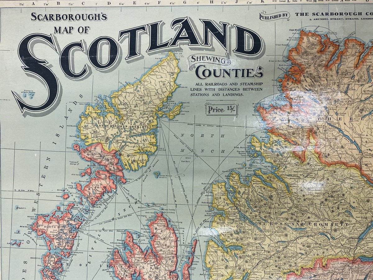 @ARAIreland @ARAScot @duchas_ie @nuigarchives @iar_ie @DonegalLibrary @OMARC_archive @ITMADublin @mspcblog @DCU_SCA @UL_SpecColl @NARIreland @TippStudies @kazzikat A little later than planned but here’s a part of a colourful map of Scotland, happy to say “been there!” #IsleofLewis #Scotland