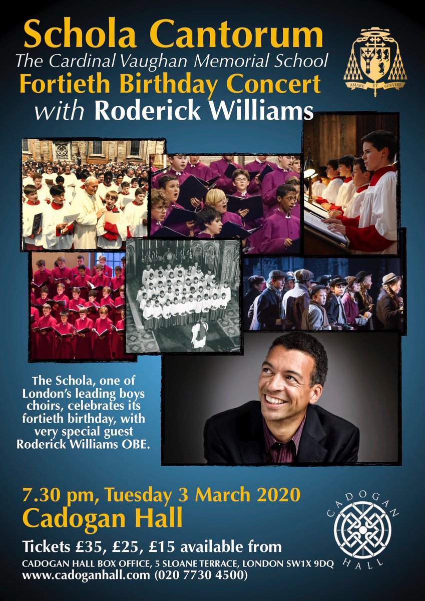 Weenson's tweet photo. #BestWishes to @CVMSMusic on the occasion of your #40thBirthday
#SpecialCelebrations this evening at #CadoganHall
#Hurry #FewTicketsLeft https://t.co/poKgN00cBi