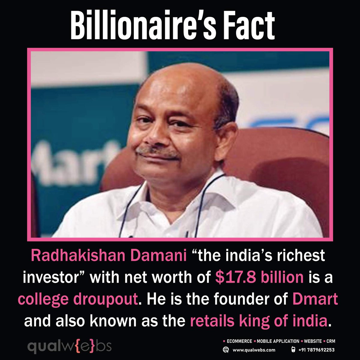 Qualwebs1's tweet photo. Follow Qualwebs for more market updates!
Stay Tuned,
#Dmart #MarketFact #MarketStats #RadhaKishanDamani #Walmart #Entrepreneur #Hardwork #Success #Qualwebs #defstar5 #mpgvip #inspiration #SEO #SMM #TuesdayThoughts https://t.co/0UKRmA7oIp