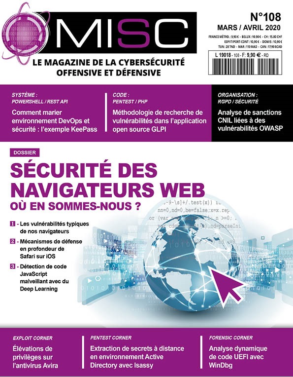 AirbusCyber's tweet photo. [CVE-2019-18568] The newest article by @_Homeostasie_ on was just published on #MISCmag N°108. When the #Avira #PE authentication leads to a #LPE. Vulnerability analysis into a #kernel #driver and exploitation of an Integer Overflow leading to a Pool Overflow. https://t.co/ifsT1acEKN