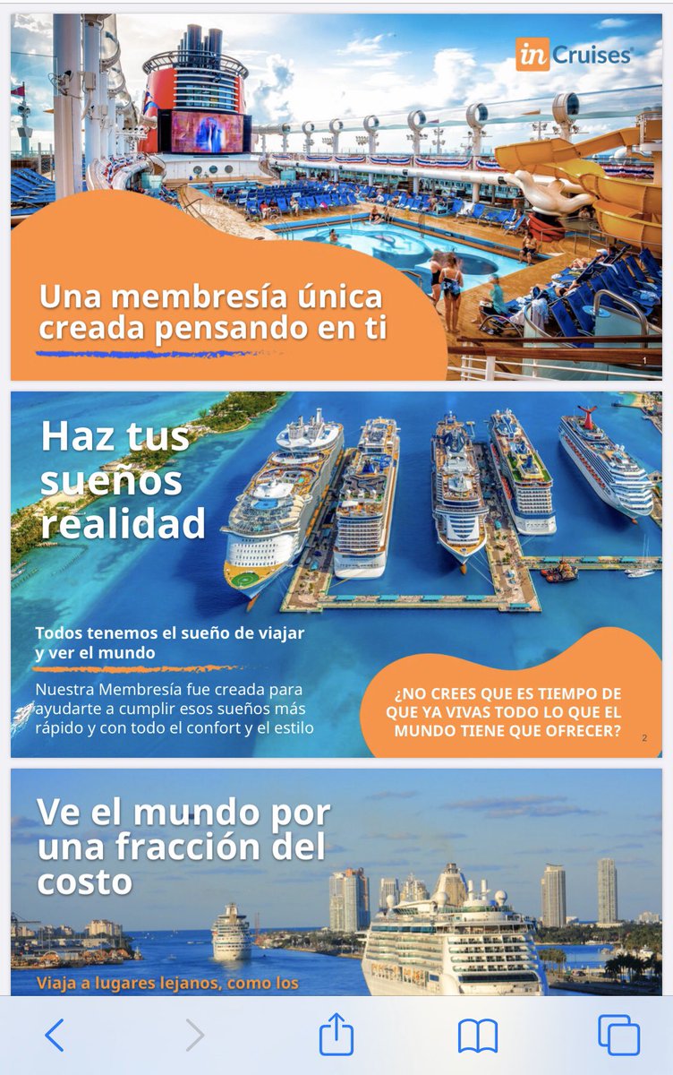 IncrusesC's tweet image. inCruises ™ es un club de viajes, al que solo puedes acceder por invitación.

Somos algo "totalmente novedoso" que ayuda a las familias a planear, ahorrar y pagar sus vacaciones.

Mi whatssap 0050589181935