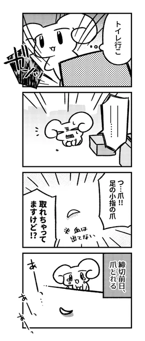 足の爪とれちゃった日記(血はないです) 