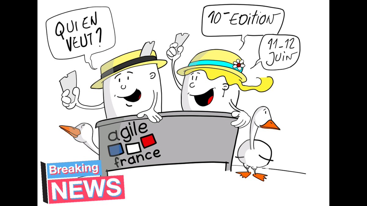 La #billetterie de la #conference @AgileFrance est ouverte !
billetterie.agile-france.org