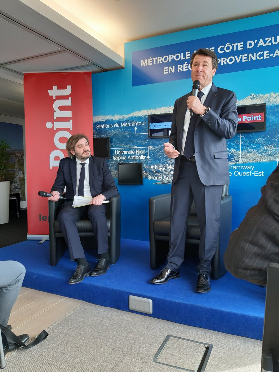 Quelques jours avant le lancement de #Neuroplanete le Pres. de la Métropole NCA et Région Sud Christian Estrosi rend hommage aux excellences d'un territoire à la pointe dans le #numérique et la santé <a href="/VilledeNice/">Ville de Nice</a> <a href="/cestrosi/">Christian Estrosi</a> <a href="/MatinalecoATLAN/">Maison Métropole NCA</a> #IA #analysepredictive