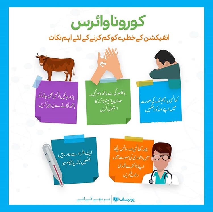 pakistanisdream's tweet photo. کورونا وائرس سے بچاؤ کے لئے ان 5 اہم نکات پر عمل کریں-

@unicefpk

#coronavirus #precautions #infection #pakistanisdream https://t.co/qlVjcvmcVG