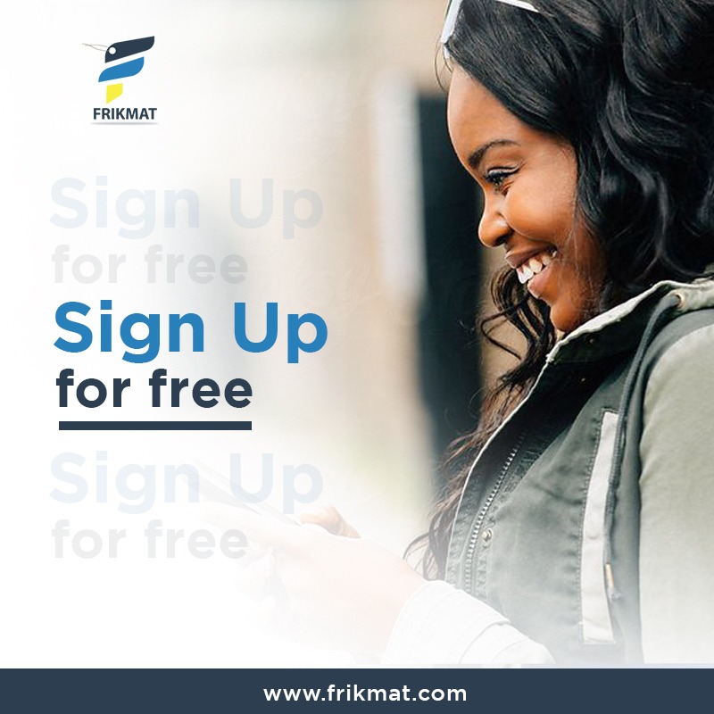 frikmat's tweet photo. It’s #SignUp Tuesday again! Buy and/or sell on frikmat for FREE and get connected to a larger market across the globe. #frikmat #TuesdayThoughts #WeDey4U https://t.co/jqiZJaioxl