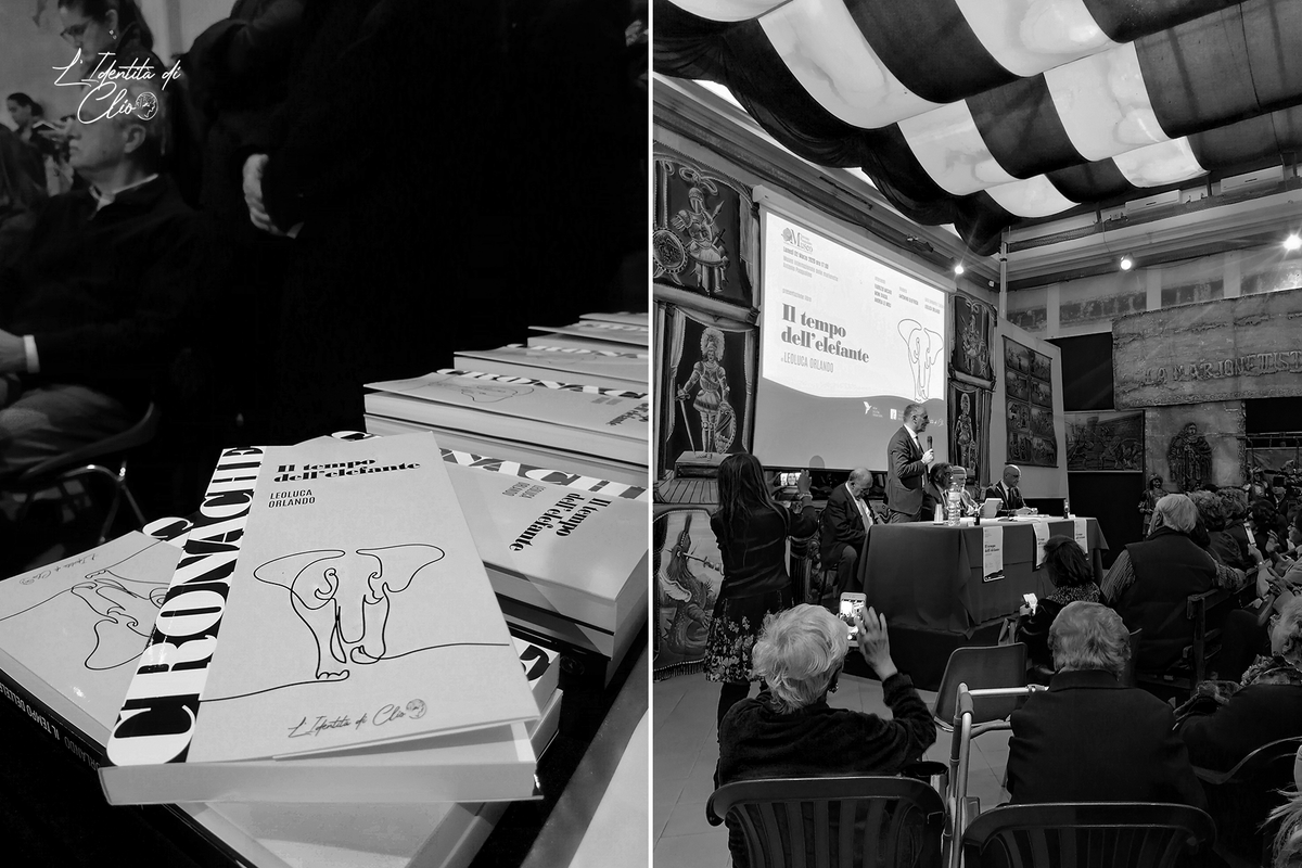 ale88tusa's tweet photo. "Il tempo dell'elefante" di @LeolucaOrlando1, la presentazione ieri al @MuseoMarionette di #Palermo.

@UnipaPress @IdentitadiClio @unipa_it https://t.co/Eo6sSvnCDL