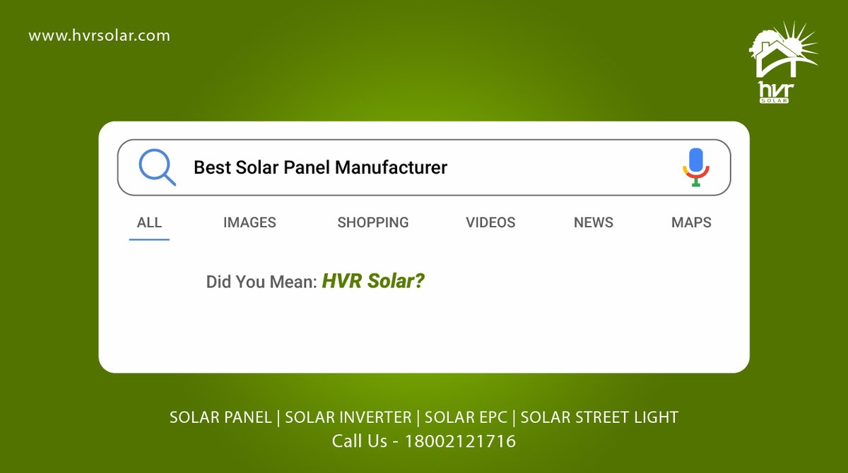 HVR_Solar's tweet photo. Google knows what's best for you, do you?
.
.
.
#DidYouMean #GoGreen #GoSolar #SwitchToSolar #GreenEnergy #RenewableEnergy #SolarEnergy #SolarPanels #SolarPower #SwitchToSolarPanel #BestSolarCompany #SolarEnergyPanels #SolarEnergySystem #SolarEnergyAdvantages #HVRSolar https://t.co/SShrHVRL2W