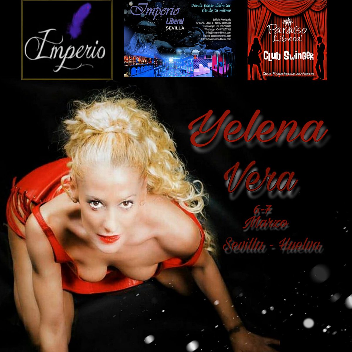 gentelibre_sw's tweet photo. YELENA VERA!
en Imperio Liberal Sevilla
VIERNES 6 DE MARZO

+info: https://t.co/j2ayoRKjv8

#ImperioPubLiberalSevilla #SwingersSevilla #parejasliberales #DiscotecaLiberal #Sevilla #LocalSwingerSevilla #FiestaSwingers #GenteLibreSW https://t.co/FAHac5SODc