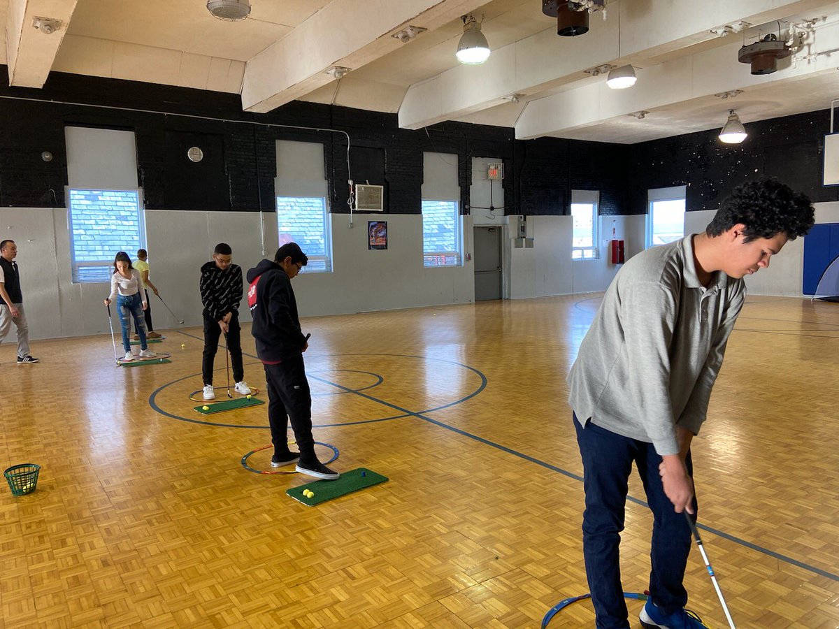 NJGF's tweet photo. Week โ๐ผof the Father English Community Center Golf Program. A special thanks to @BeginGolfNow @BrianDobbiePGA & Dan Ashley for their commitment to #growthegame #remainteachable #FatherEnglish #nextgeneration https://t.co/0MUH77e6Cx