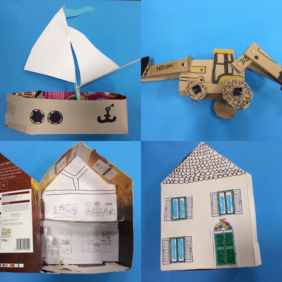 cambslib's tweet photo. Junk modelling at Huntingdon library.
Saturday March 7th 10:30-12pm
Here’s some we made earlier!
Can you make something better?
#huntingdon #huntingdonlibrary #Recycle #recycled https://t.co/rVYFEwnvkU