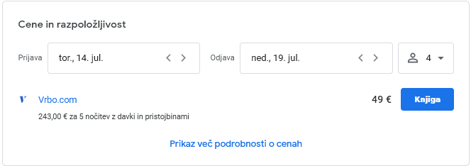 Abecednik's tweet photo. Tovrstne napake v Googlu še nisem zaznal: namesto Rezerviraj piše Knjiga (Book). https://t.co/AN8gAQNLbq @SikkPuppi https://t.co/8AbLR16aU2
