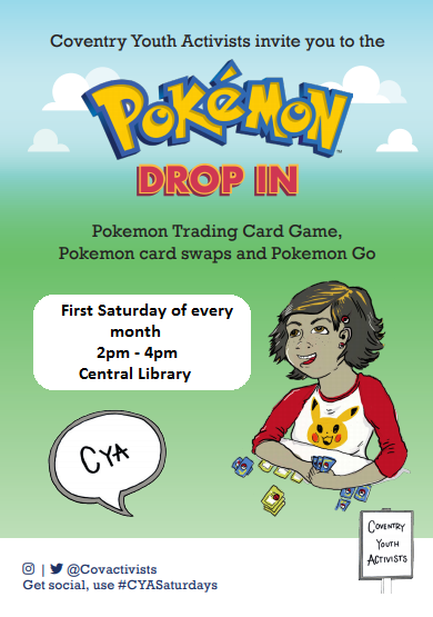 grapevinecandw's tweet photo. This Saturday at @covlibraries Central Library #Coventry.

Matthew and the gang love meeting new people, so please share if you can 🙏 https://t.co/595GkcR1X8

#Pokemon #hobbies #ThisisCoventry https://t.co/K3FO9DvGRR
