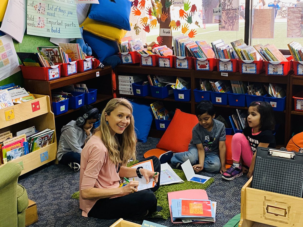 AJavoian's tweet photo. Kinder teachers reflecting and giving each other feedback during learning walks! #dhsedu #6ranches1family @agnsuz https://t.co/phWC0Mq2Lp