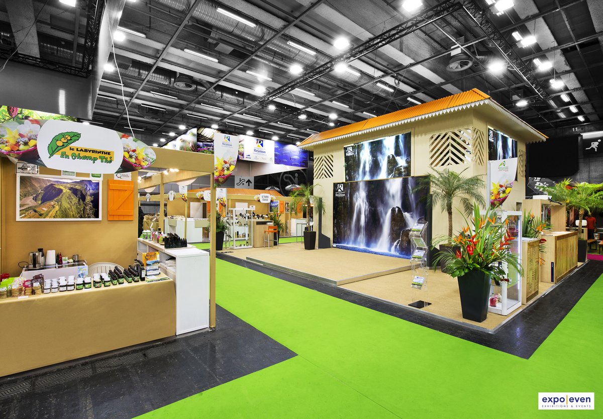 expoeven's tweet photo. Encore une belle année au côté de la Chambre d'Agriculture de la Réunion pour la réalisation de leur stand de 600m² sur le Salon International de l'Agriculture 2020.
@Salondelagri #Réunion #stand #Expo2020 #Paris #SIA2020 https://t.co/dhqMxKEXDV