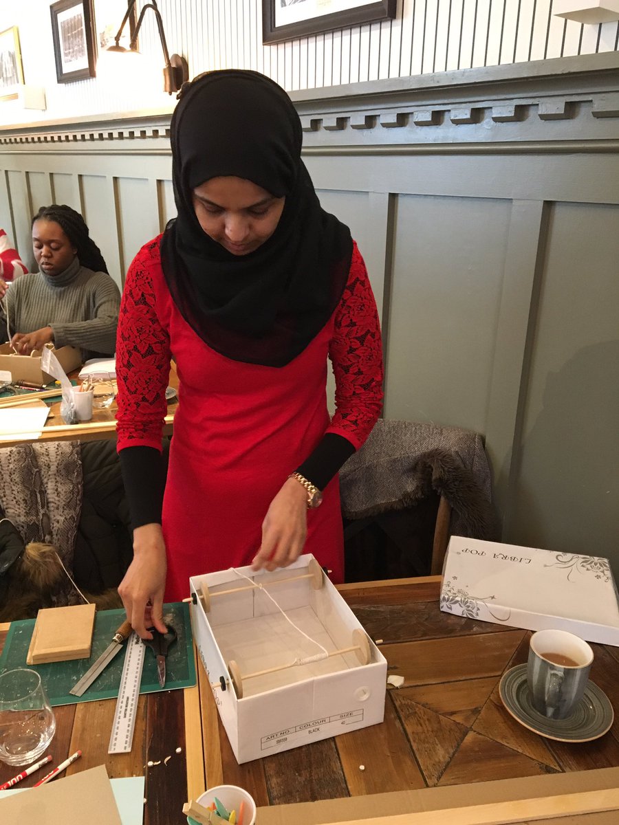 laura_primary's tweet photo. Our Apprentice Level vehicle is well underway...
🚂 Shoeboxes ✔️ 
🚂 Measurements ✔️
🚂 Wooden wheels ✔️
@primaryengineer @HitachiRailEU @FoxAndGooseW5 #STEM #CPD #engineersinthemaking 📏🚂🏆 https://t.co/VPhSWvbETr