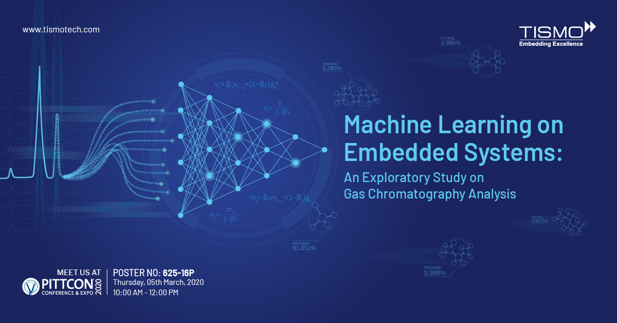 TismoTech's tweet photo. @TismoTech will present our #research on the viability of #Machine_Learning for Embedded Systems, at @Pittcon 2020, on Thursday, 5th March, at #Chicago.  This is demonstrated through the deployment of an #ML model for analysis on a #GC system.

https://t.co/uqlidSrVOE https://t.co/VxRpWbOvqL