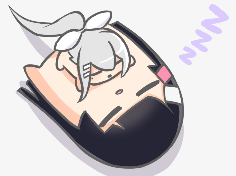 higuchi kaede ,tsukino mito sleeping zzz 2girls multiple girls chibi hair ornament closed eyes  illustration images