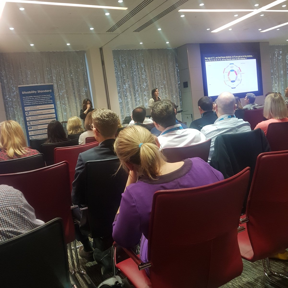 DisabilitySmart's tweet photo. "Dyslexia sits under the neurodiversity umbrella... We see the world in a visual way" @sarahjchurchman #DisabilitySmartTech #BDFTechTaskforce https://t.co/Q1b723EzlT