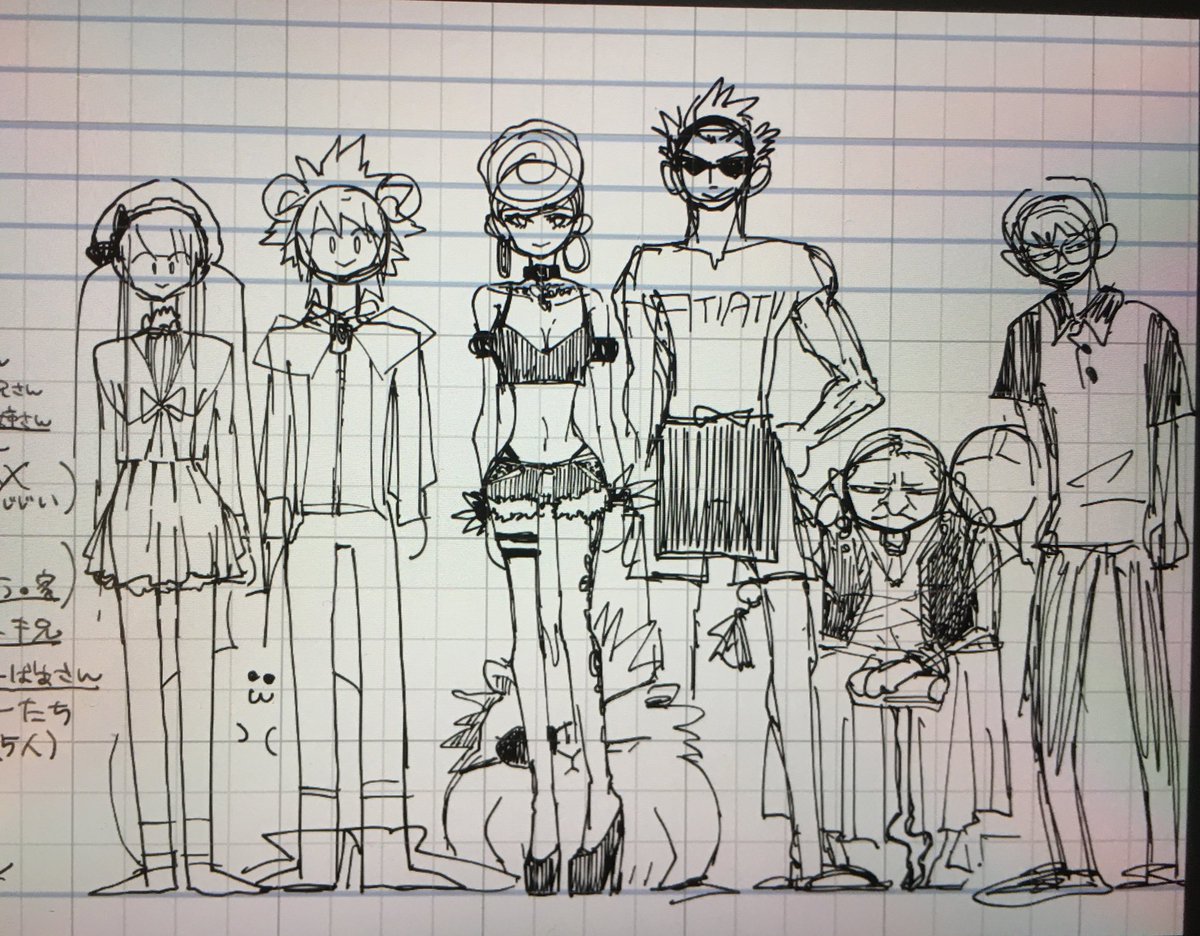 ほとんどモブだけどキャラ多いな 