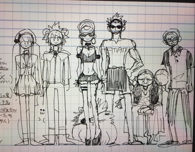 ほとんどモブだけどキャラ多いな 