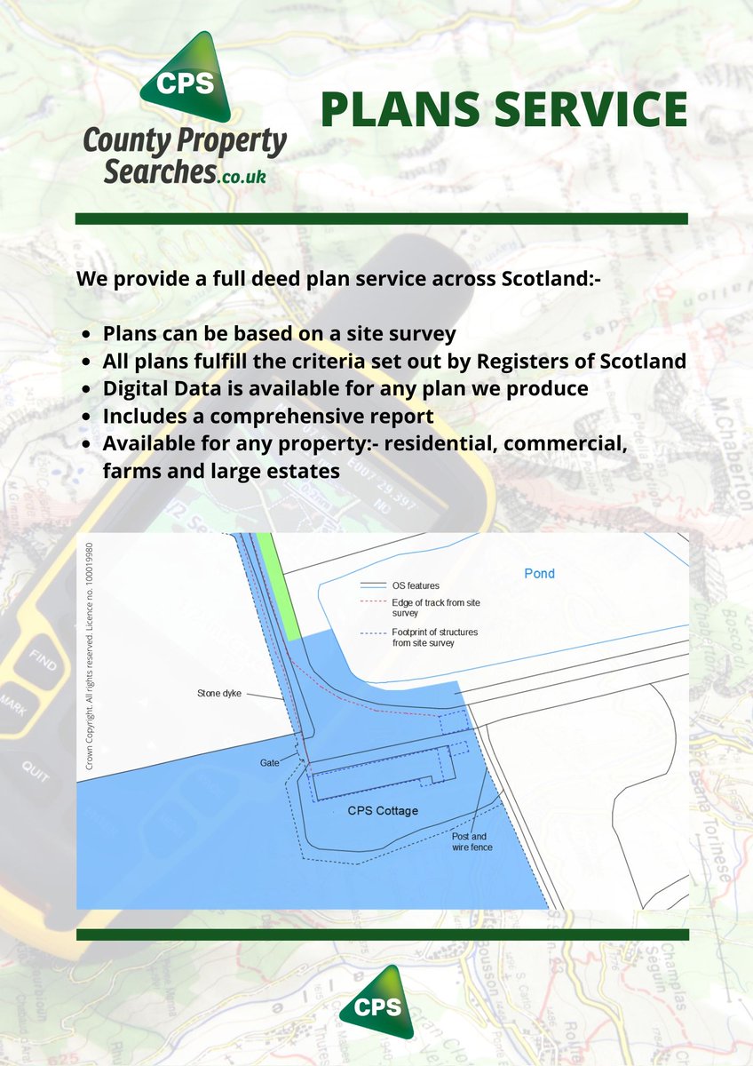 CountyProp's tweet image. Featured Service !!!

Did you know that we can provide Title Deed Plans across the country and can visit the site and measure up to ensure accuracy rather the relying on the OS map. Have a look at our brochure and if you think we can help get in touch.