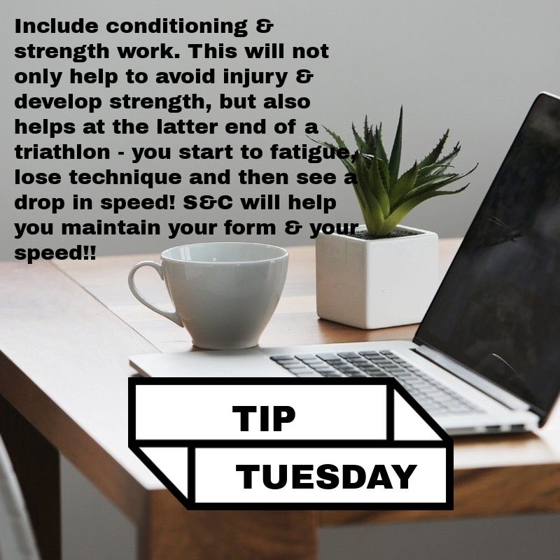 Include strength and conditioning sessions into your training plan