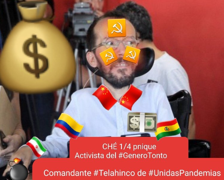 biejetita's tweet photo. @_anapastor_ Te refieres a los @populares d Zorraya que os salvo el culo a la Secta, con el dinero de todos los españoles, incluso de los que denigraís a diario, atacando a @vox_es y manipulando con toda la #VaShura zurda el 100% horas emitidas
#ASCOOOOOO
#UnidasPandemias

#PorEspañaDeLEY https://t.co/JNHWvQYDVg