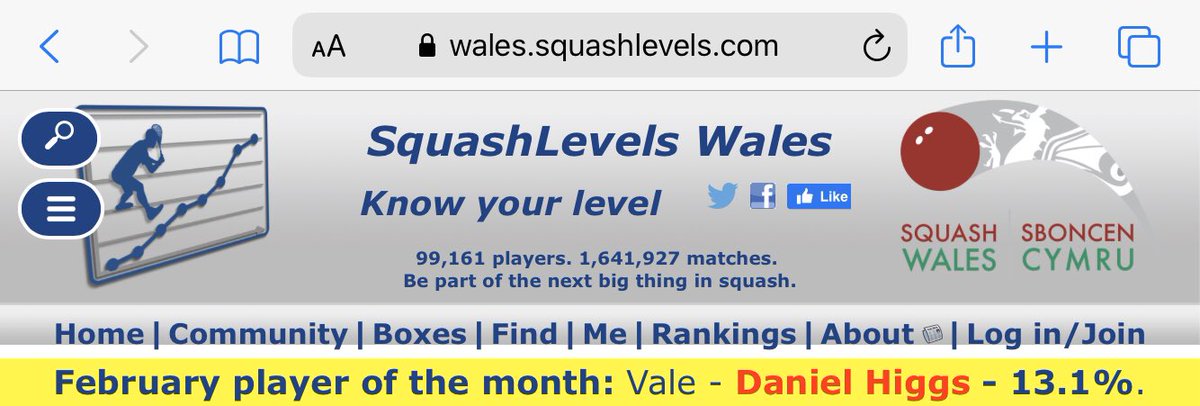 Vale Squash Team (@valesquashteam) on Twitter photo Well done Daniel! First points for the team last week, and Valeโs February player of the month on <a href="/SquashLevels/">SquashLevels</a> ๐ Keep it up! <a href="/sqwales/">๐ด๓ ง๓ ข๓ ท๓ ฌ๓ ณ๓ ฟ SQUASH WALES</a> Well done Daniel! First points for the team last week, and Valeโs February player of the month on <a href="/SquashLevels/">SquashLevels</a> ๐ Keep it up! <a href="/sqwales/">๐ด๓ ง๓ ข๓ ท๓ ฌ๓ ณ๓ ฟ SQUASH WALES</a>