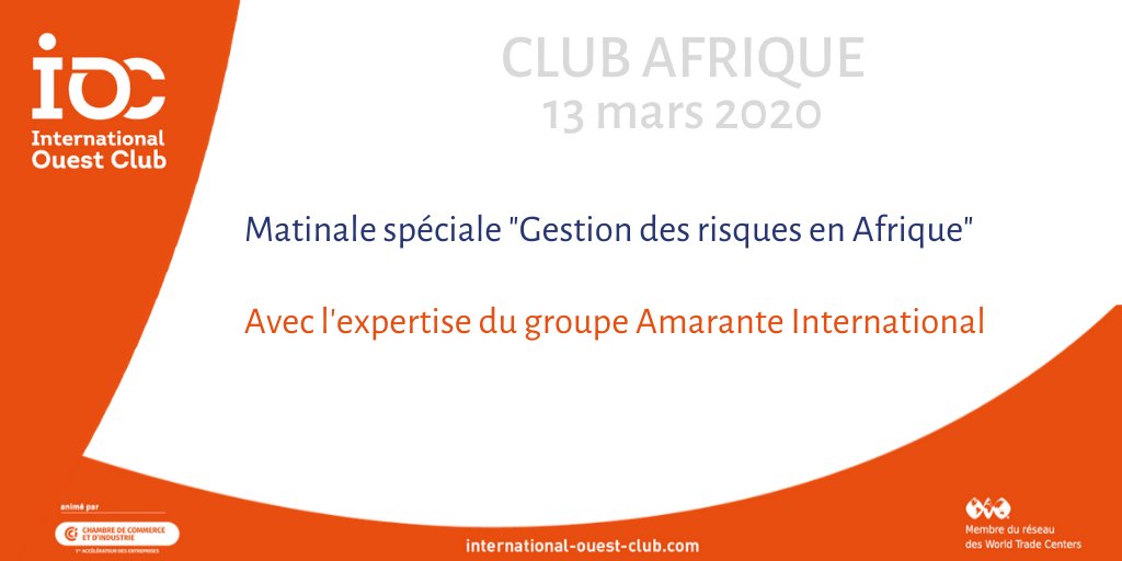 ARobergeau's tweet image. #PME #TPE  Pas les moyens d’avoir un responsable sureté/sécurité à plein temps ? 
Venez rencontrer les experts #AmaranteInternational 
13 mars @ClubIOC 
Gestion des risques, décryptage des enjeux #géopolitiques, c&apos;est pas que pour les grands groupes !