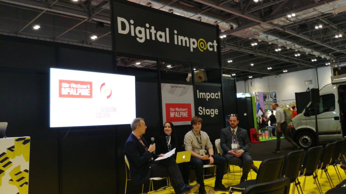 Career Colleges (@careercollegest) on Twitter photo Great to see <a href="/RuthGilbertCEO/">Ruth Gilbert</a> our former CEO on stage in #Digital Impact zone - discussing our latest project with <a href="/WeAreMcAlpine/">Sir Robert McAlpine</a> <a href="/CofGCollege/">City of Glasgow College</a> developing digital #construction curriculum Great to see <a href="/RuthGilbertCEO/">Ruth Gilbert</a> our former CEO on stage in #Digital Impact zone - discussing our latest project with <a href="/WeAreMcAlpine/">Sir Robert McAlpine</a> <a href="/CofGCollege/">City of Glasgow College</a> developing digital #construction curriculum