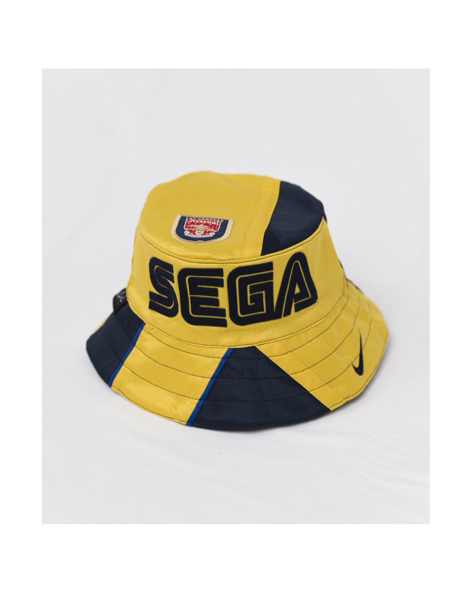 Arsenal bucket hats, cut and sewn 