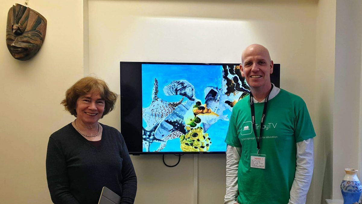 Take a look at our visit to <a href="/ChanningSchool/">Channing School</a> and how they are integrating #DigitalSignage into their school community! j.mp/2UY3AyM #EdTech #SwitchOnYourSignage #Independent