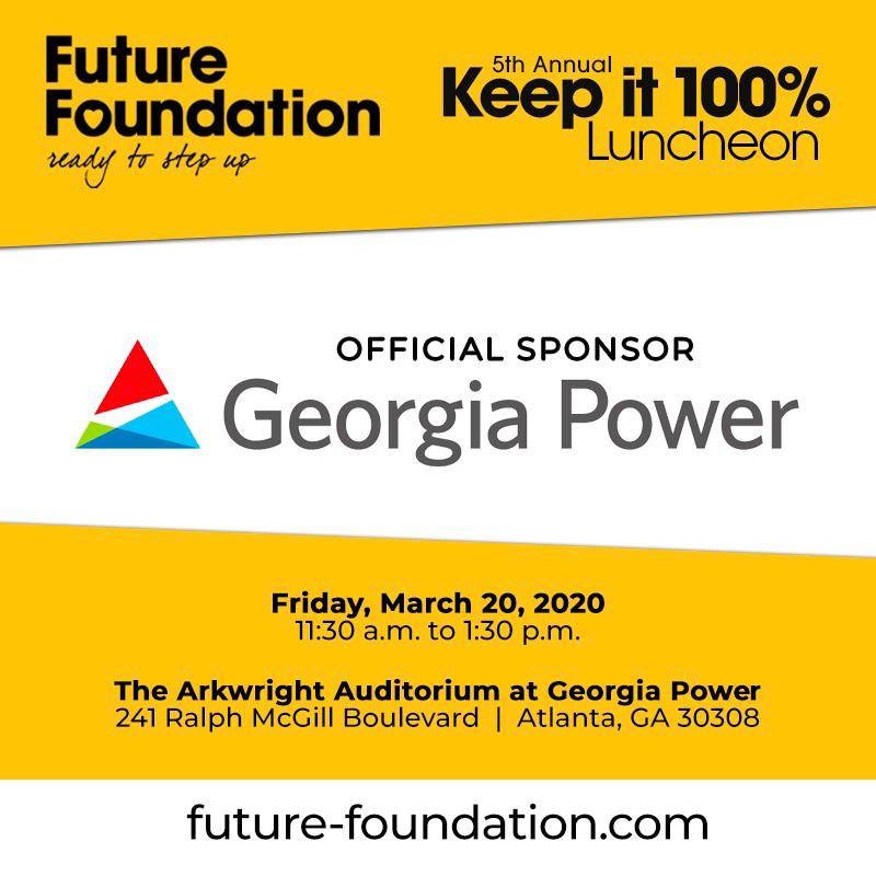 theNUNGroup's tweet photo. We are honored to plan the 5th Annual Keep It 100% Luncheon for @futurefndation.  And we are particularly excited to work with sponsor @GeorgiaPower, host for the event. 
#togetherWeWin
#FFKeepsit100
#NUNBetter 
#Eventprof https://t.co/uww5fIcKqg
