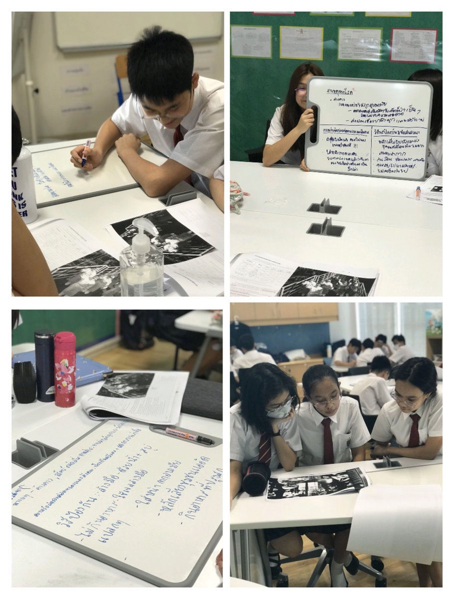 Thomshb's tweet photo. Learning Critical thinking skills can also enhance students' academic performance. "No need to panic: How Year 10 Thai classes  are raising awareness about Covid -19" https://t.co/bZdLfZypI8