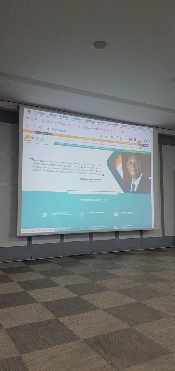Stfarmel's tweet photo. Atelier de promotion du raccordement à l'électricité en ligne organisé par le @Cepici_RCI. Présentation de la plateforme en ligne de demande de raccordement à l'électricité en Côte d'Ivoire par @SmileCIV, prestataire en charge du développement de ladite plateforme.
#Doingbusiness https://t.co/aLNTJv40Gi