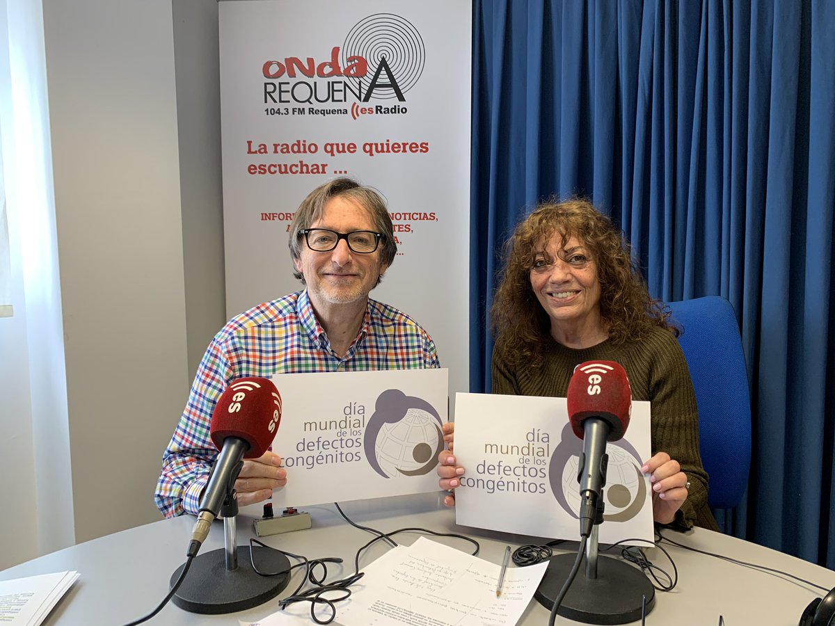 #ManyBirthDefects1Voice #WorldBDDay #fundacion1000 #Interview on esradio onda requena. difundiendo a la población que son los defectos congénitos y que medidas lo pueden prevenir. Informing the population by radio about birth defects and what measures can prevent them.