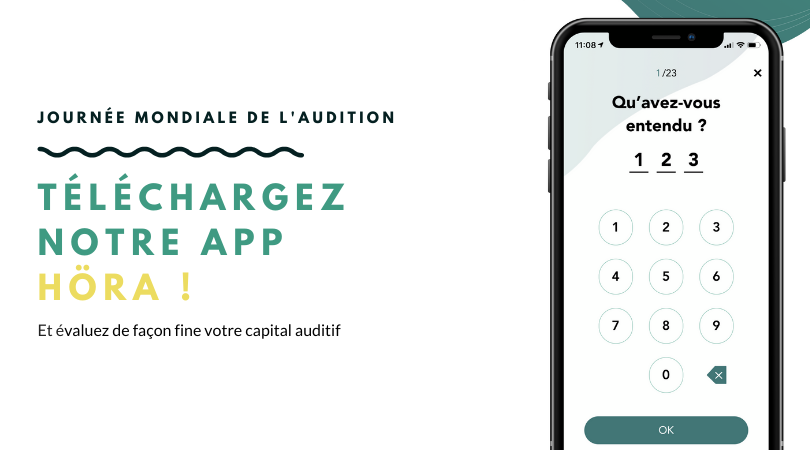 👍 Ce 3 mars est la Journée Mondiale de l'Audition #WorldHearingDay ! Pour préserver votre capital auditif, le tester et en savoir davantage sur votre #audition, téléchargez notre application Höra sans plus tarder 📲😉
fondationpourlaudition.org/fr/hora-le-tes… #höra