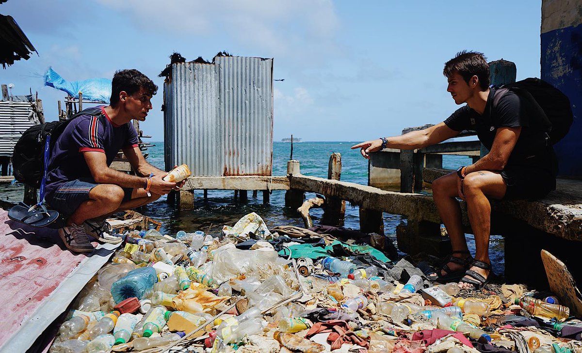 OceaniaEMA's tweet photo. Las islas de Guna Yala son un ejemplo a pequeña escala de la problemática global de gestión de residuos. https://t.co/rmezAVXatH