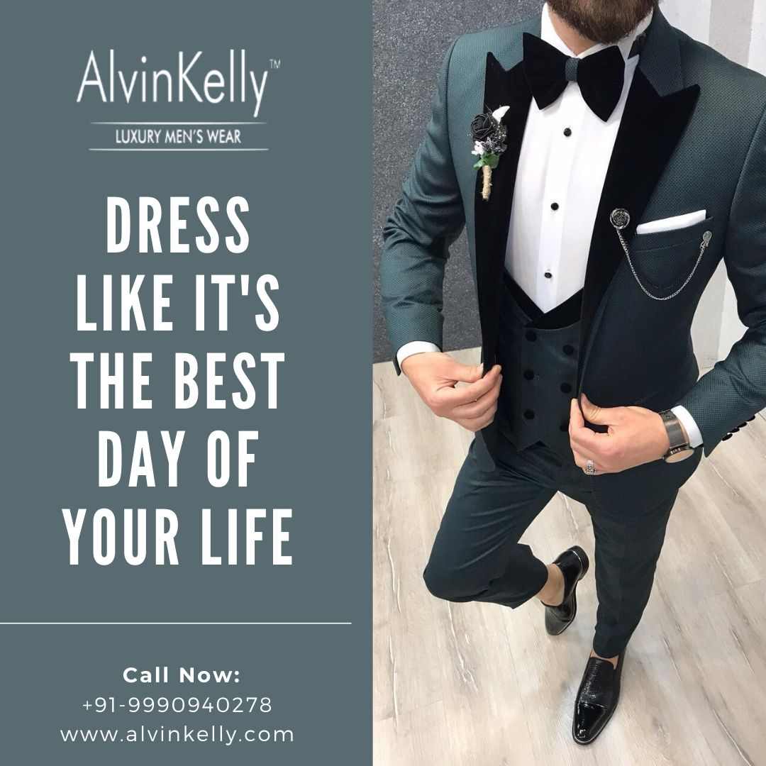 AlvinKelly_'s tweet photo. Tailor-Made  Blazer Three Piece Jacket Pants Vest Slim Fit Groom Wedding Tuxedos At Alvinkelly. Shop more products from https://t.co/0nbveMWdfQ | +91-9990940278

#Alvinkelly #indiandesigners #partywearsuits #instagram #fashiondiary #fashionblogger #whatimwearing #luxurylifestyle https://t.co/WVFmnrf3hs