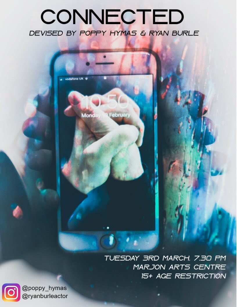 theactorswheel's tweet photo. TONIGHT!! 7:30!! After last nights fantastic performances, we’re back again with two amazing shows, starting with “Connected” #marjon #theatre #actors #actorswheel https://t.co/dL4URt5NBL