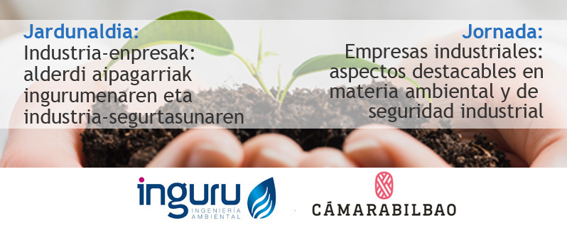 El próximo 12 de marzo repetimos jornada para empresas industriales sobre aspectos destacables en materia ambiental y de seguridad industrial. Esta vez en Bizkaia, en la <a href="/Camarabilbao/">Cámarabilbao</a> . Inscripciones aquí: bit.ly/2VGI2qY