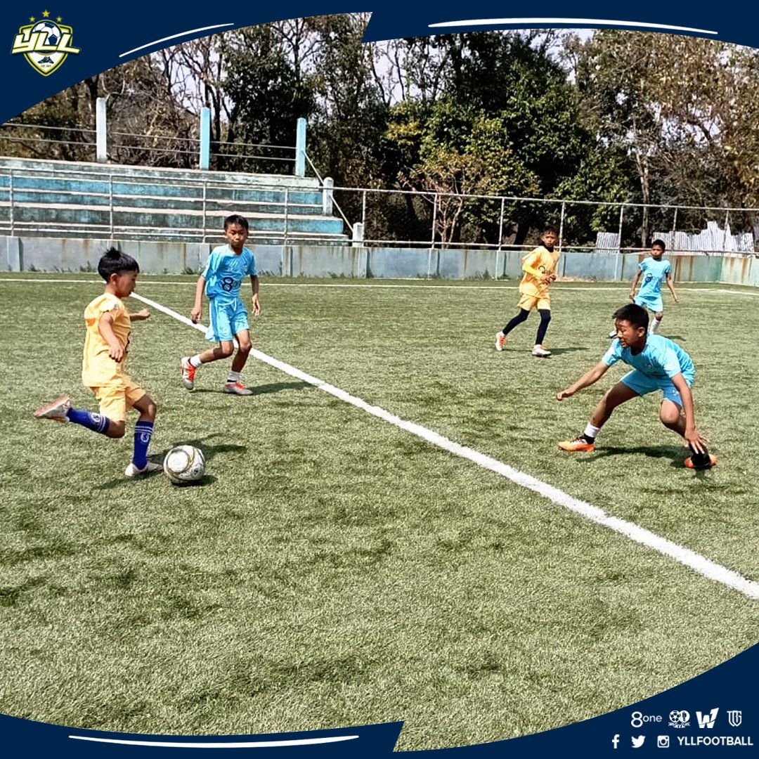 yllfootball's tweet photo. A chip over the defender or a sharp shot against the crossbar? What do you think happened next?

#YLLChamphai #TheYLLWay #GoldenBabyLeague #Grassroots #BabyLeague https://t.co/Zyo9yNYOIv