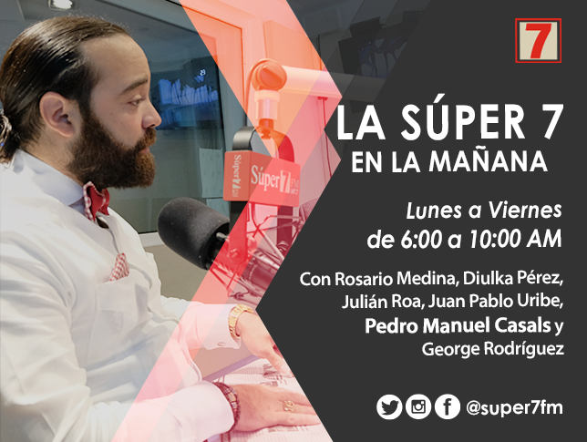 super7fm's tweet photo. Ā”En el AIRE! La SĆŗper 7 en la MaƱana, información directa al servicio del paĆs. #Super7enlaMaƱana con @PedroMCasals @Diulkapereztv @RosarioMedinaG #JuliĆ”nRoa #JuanPabloUribe #GeorgeRodriguez.
SINTONIZA la #Super7FM 107.7FM - TambiƩn en https://t.co/EDgTwt7vMi - #Domiplay #Tunein https://t.co/Yw039og7FG