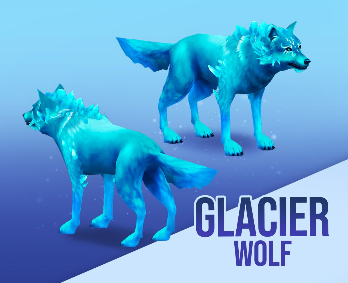 Foxie Ventures On Twitter Quite Literally The Coolest Creature You Ve Ever Seen Meet The Glacier Wolf A Frosty New Addition To Wolf Tales Who S Excited For The Game To