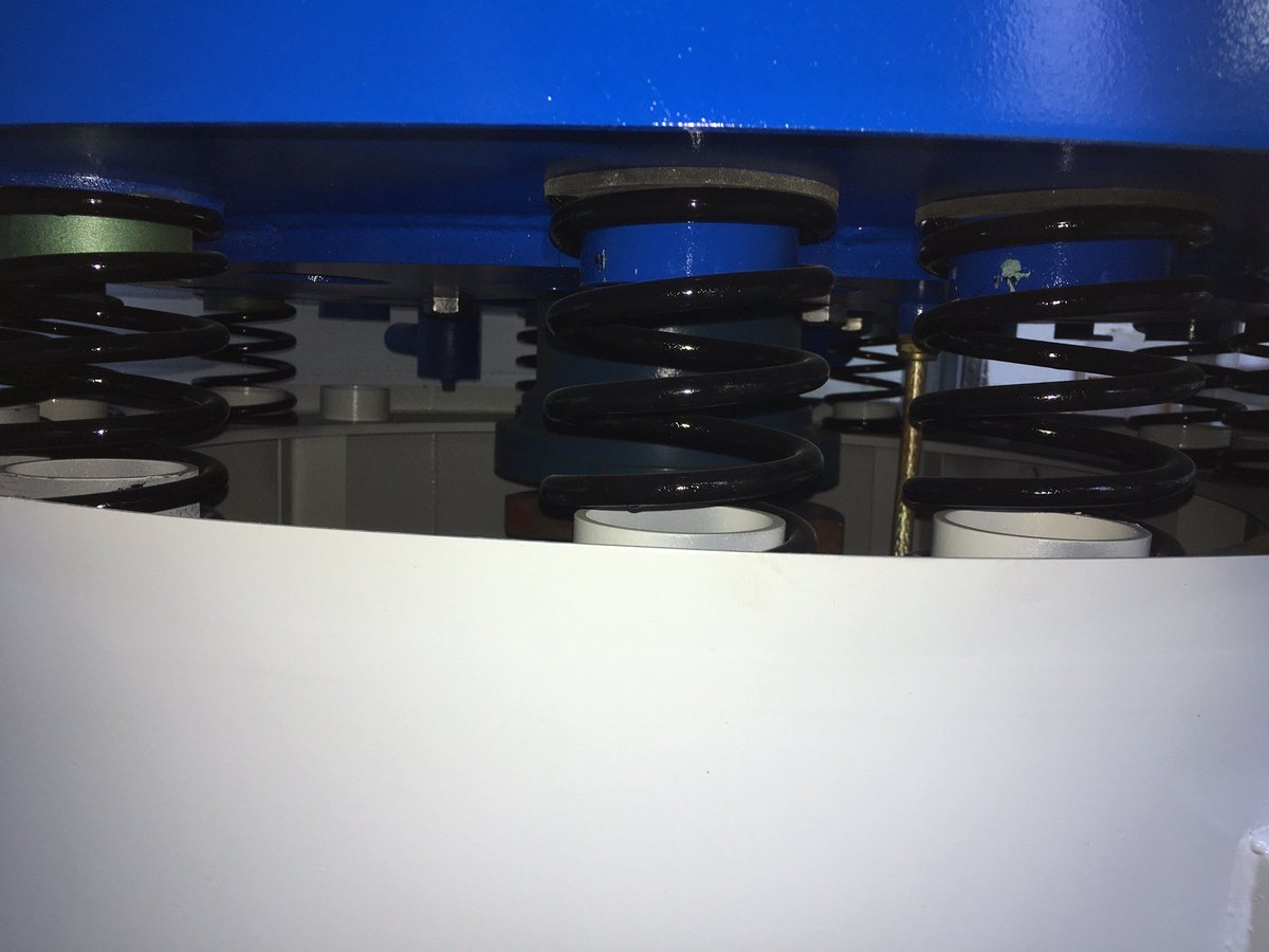 PDJVibroLtd's tweet photo. Before and after for a refurbished vibratory bowl finisher. https://t.co/0YigcT1utH