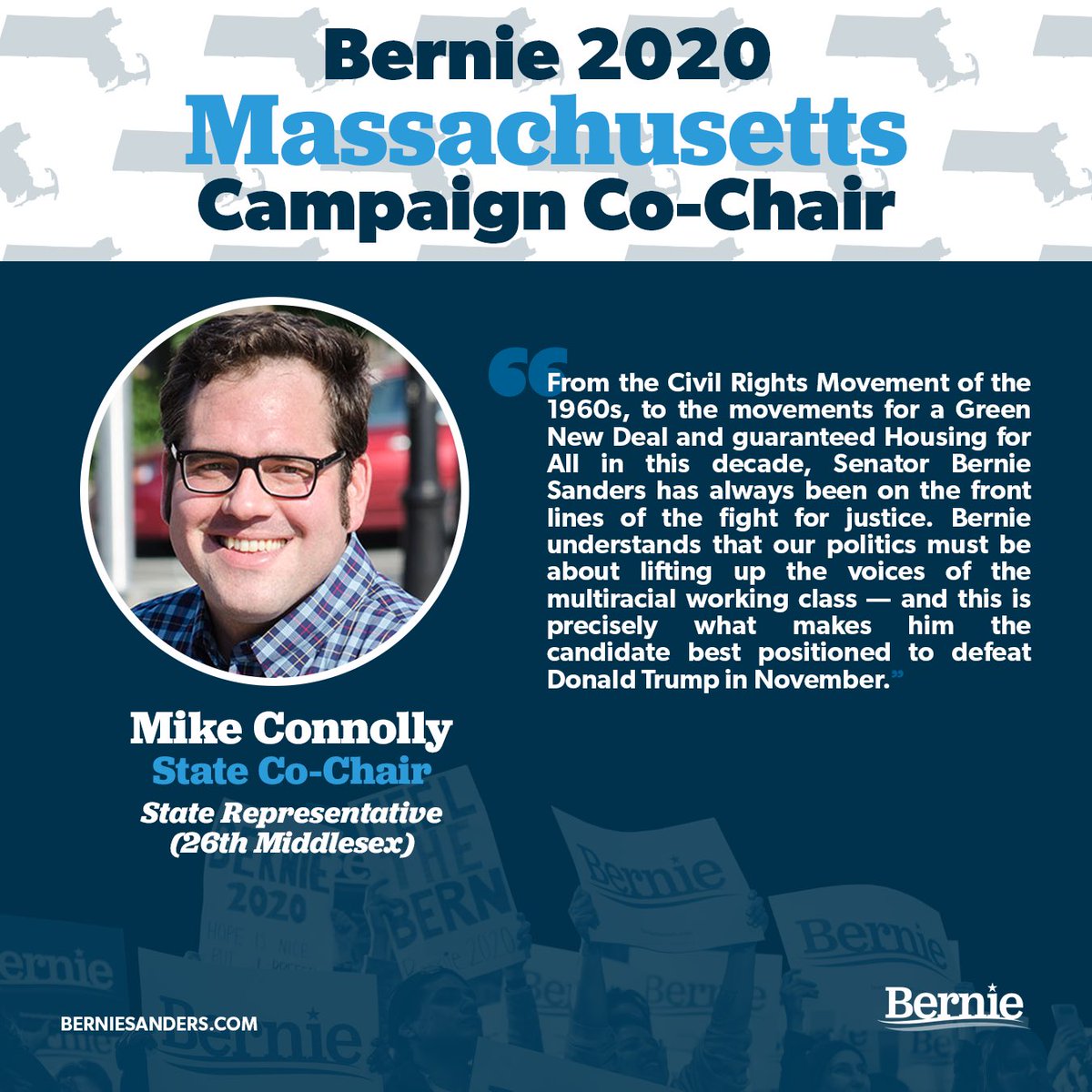 MikeConnollyMA's tweet image. It’s Super Tuesday! Polls are open from 7 am to 8 pm across Massachusetts. Please make a plan to vote today everyone! #BernieBeatsTrump #NotMeUs