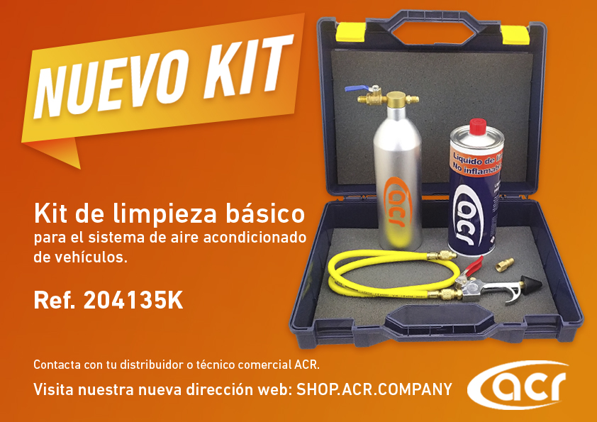 acraire's tweet photo. Nuevo KIT de Limpieza Básico, con el que podrás limpiar de una forma eficaz todo el circuito de #aireacondicionado, sin necesidad de maquinaria adicional y a un precio excelente!!! #tallermecanico #posventa #recambio https://t.co/OD41m8Wclg
